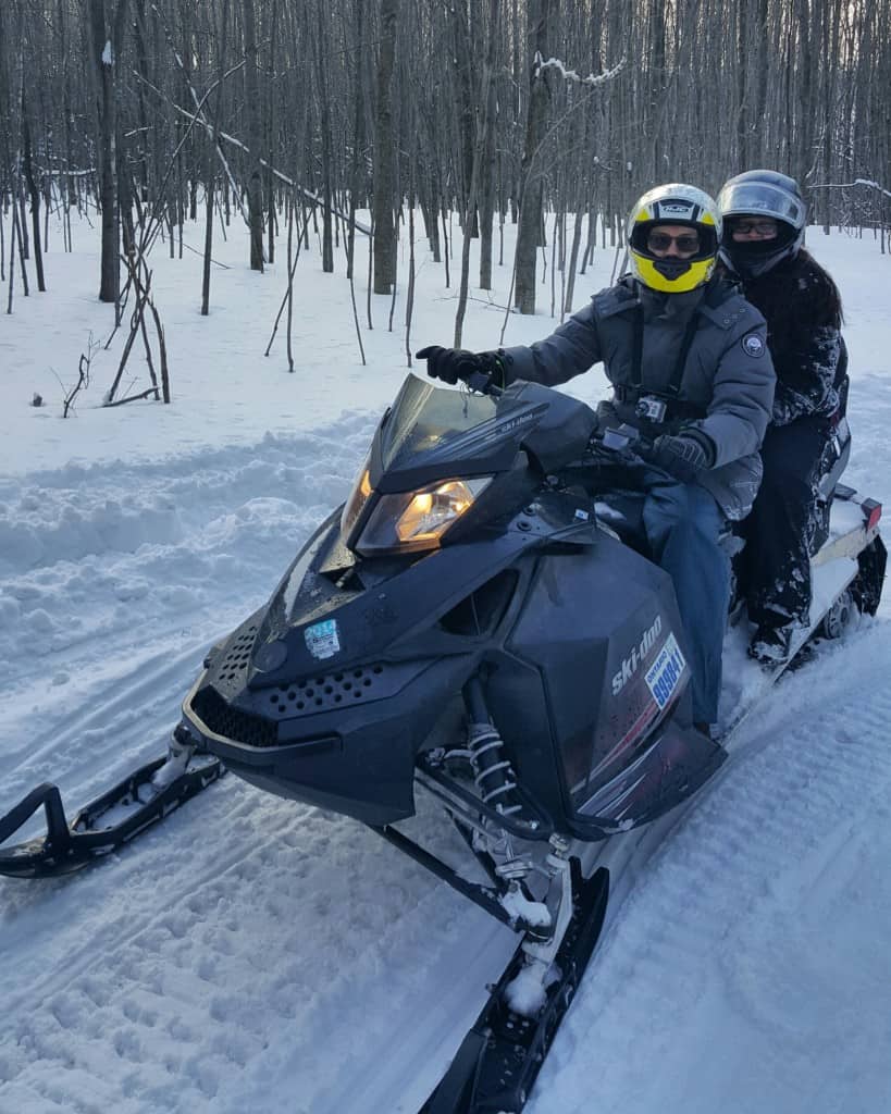 Snowmobiling in Collingwood