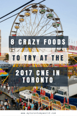 Foods To Try at the 2017 CNE