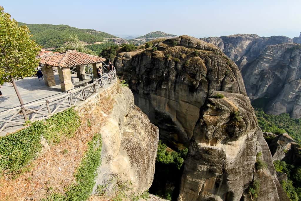 Views from the Great Meteoron Monastery Views from the Great Meteoron Monastery