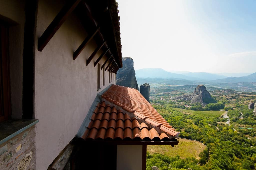 Views from the Holy Monastery of Rousanou Views from the Holy Monastery of Rousanou