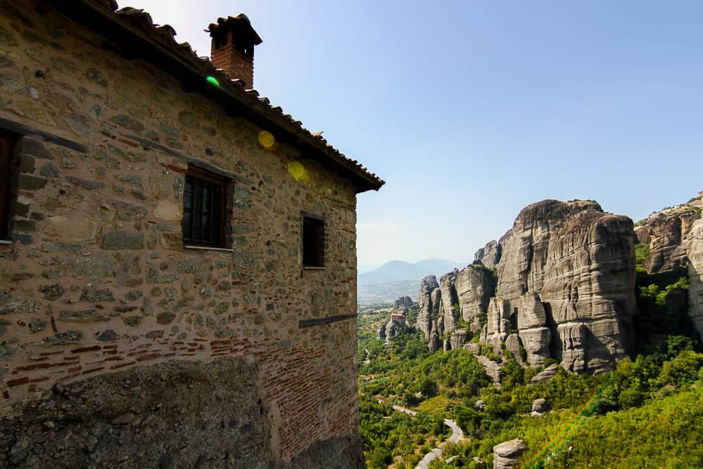 Views from the Holy Monastery of Rousanou Views from the Holy Monastery of Rousanou
