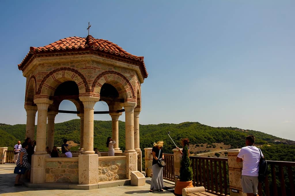 The gorgeous gazebo at Varlaam Monastery