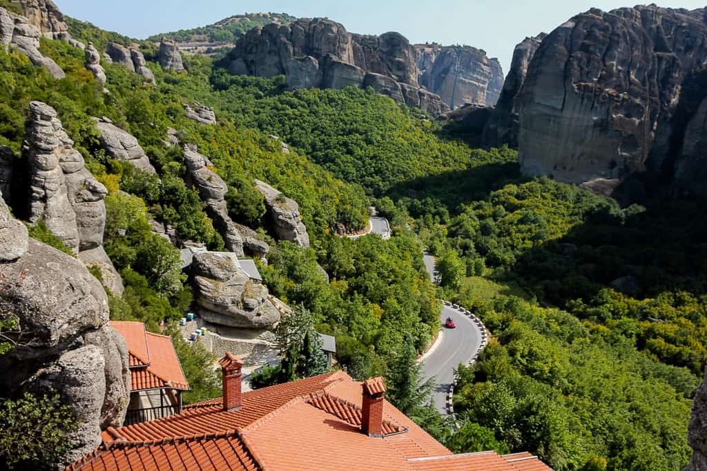 Views from the Holy Monastery of Rousanou Views from the Holy Monastery of Rousanou