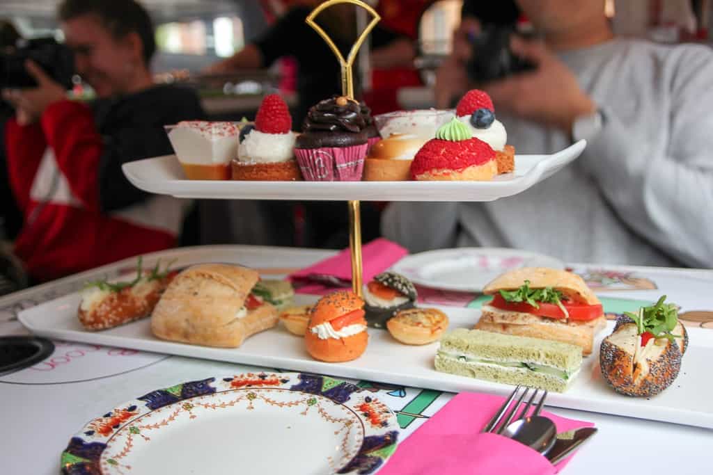 Desserts at the Afternoon Tea Bus Tour