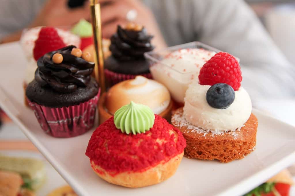 Desserts at the Afternoon Tea Bus Tour