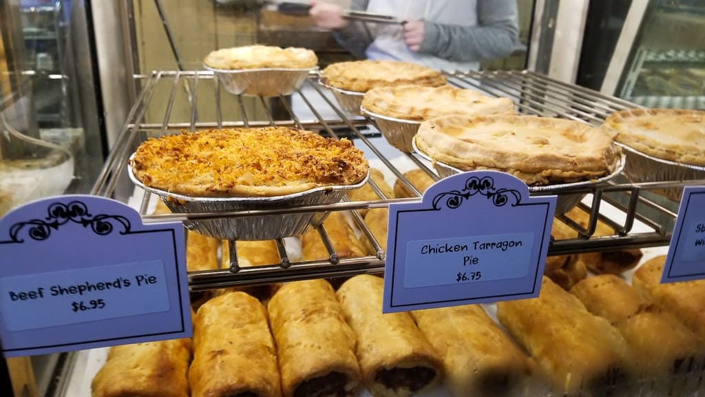 Some of the decadent food at the Toronto Christmas Market