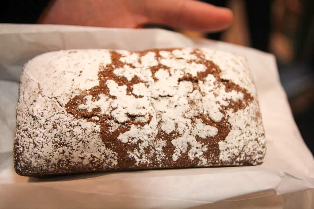 Some of the decadent food at the Toronto Christmas Market