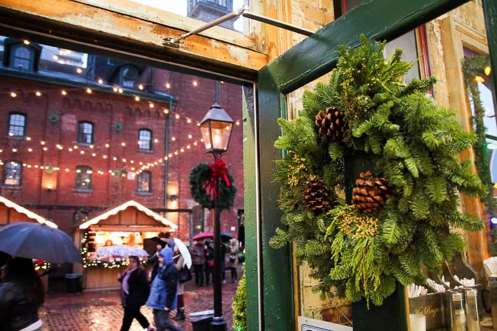 Door Entrance at the Toronto Christmas Market