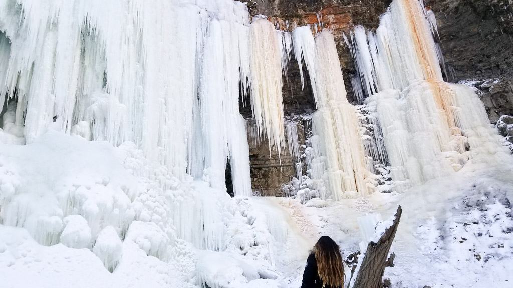 Hamilton Waterfalls in Winter