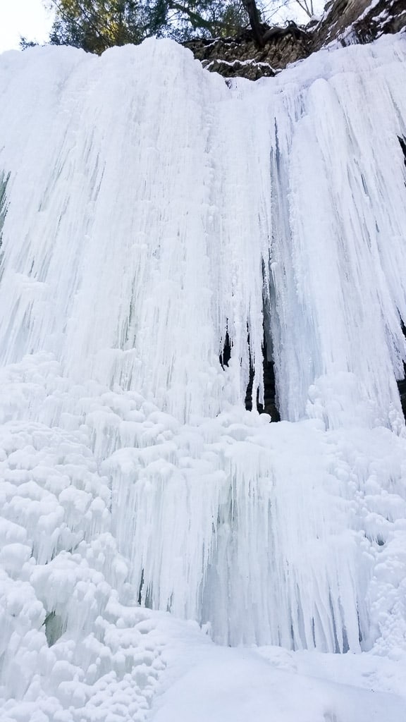 Hamilton Waterfalls in Winter