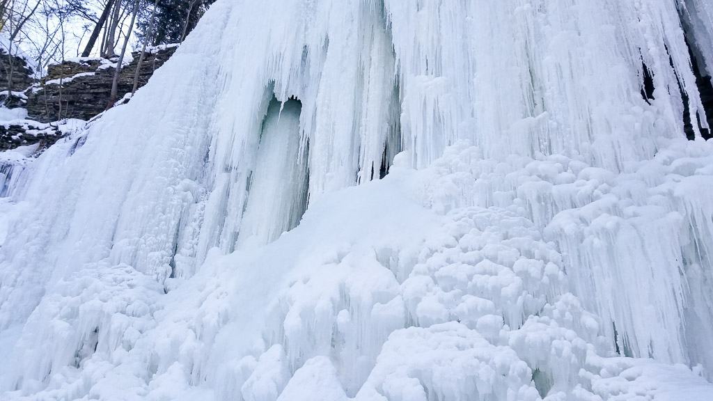 Hamilton Waterfalls in Winter