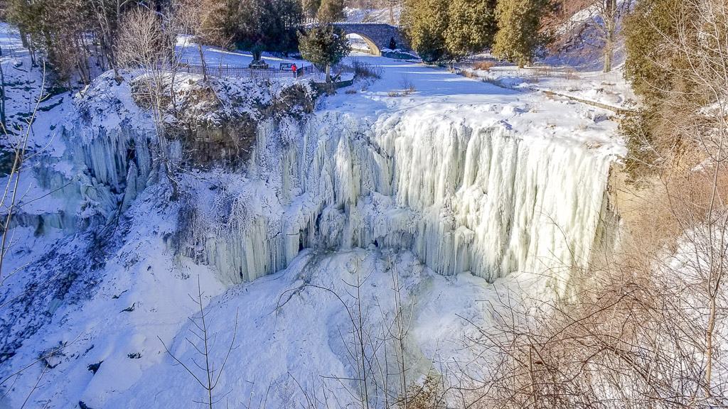 Hamilton Waterfalls in Winter