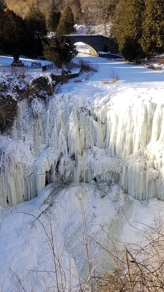 Hamilton Waterfalls in Winter
