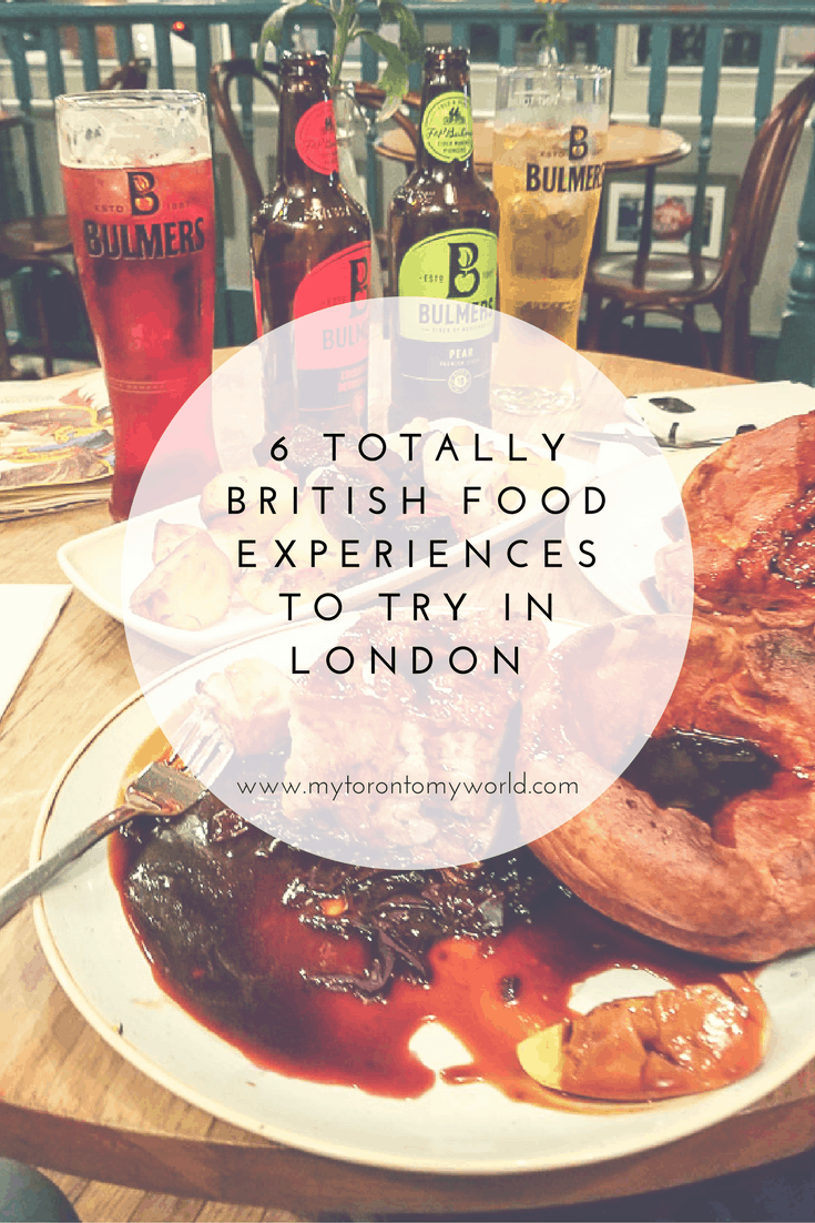 6 Totally British Food Experiences to Try in London