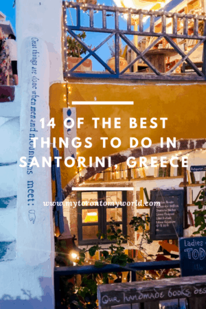 14 Things To Do in Santorini #santorini #greece #honeymoon