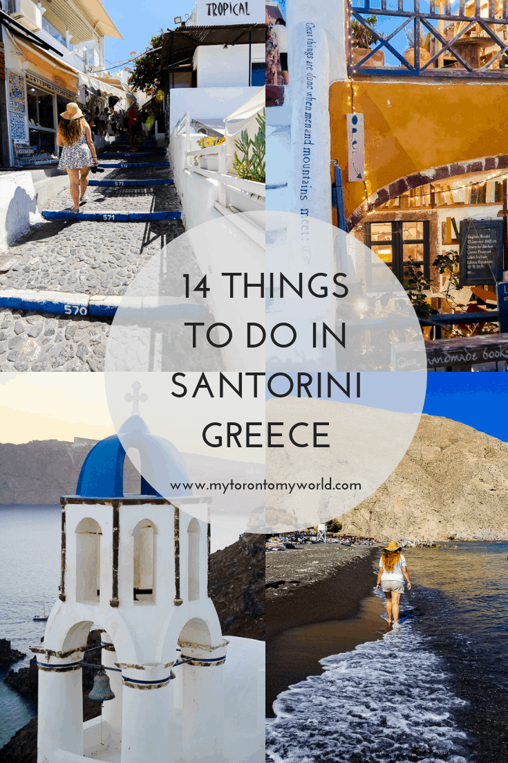 14 Things To Do in Santorini #santorini #greece #honeymoon