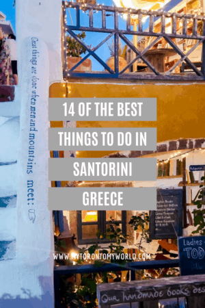 14 Things To Do in Santorini #santorini #greece #honeymoon