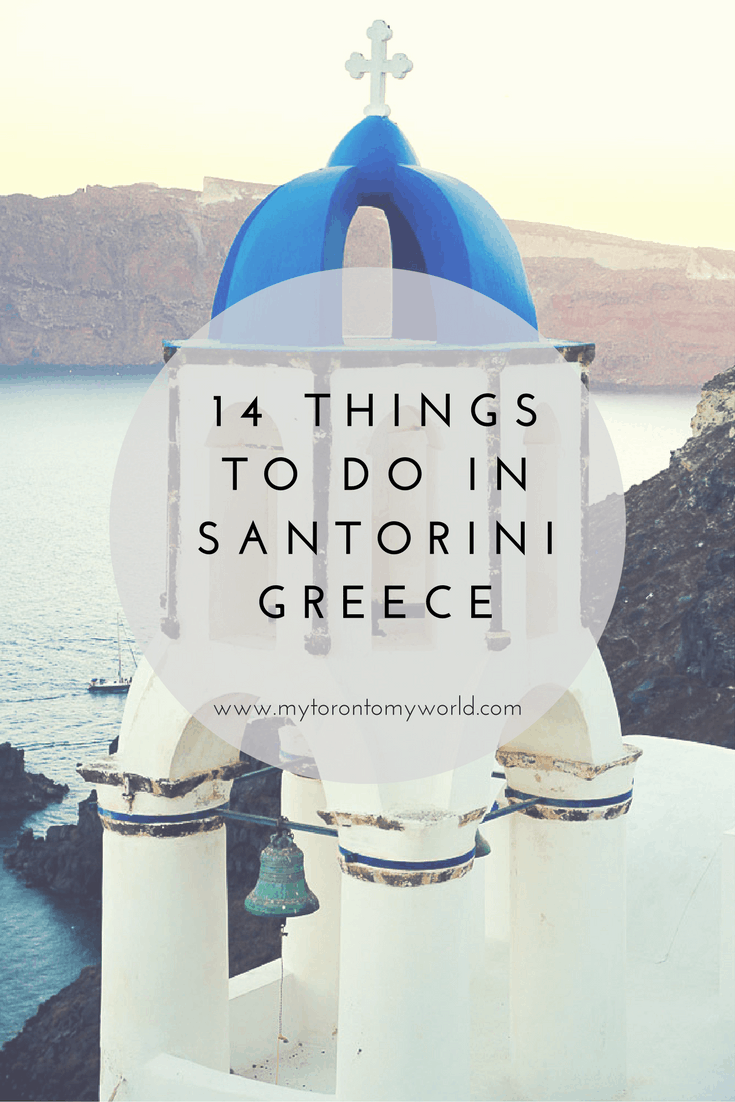 14 Things To Do in Santorini #santorini #greece #honeymoon