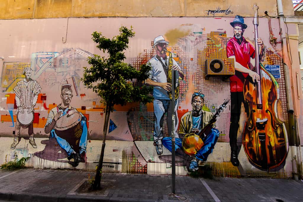 Musicians Street Art Piece Musicians Street Art Piece