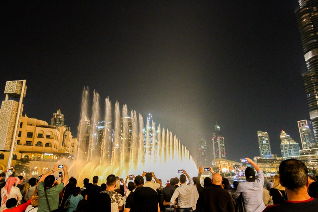 The Fountain Show + Burj Khalifa are definitely two things to do in Dubai in two days