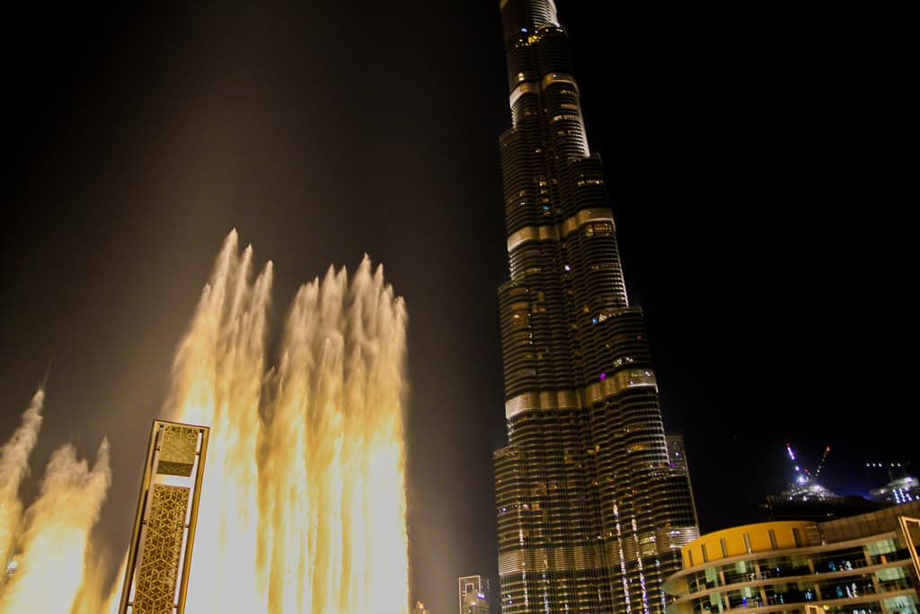 The Fountain Show + Burj Khalifa are definitely two things to do in Dubai in two days