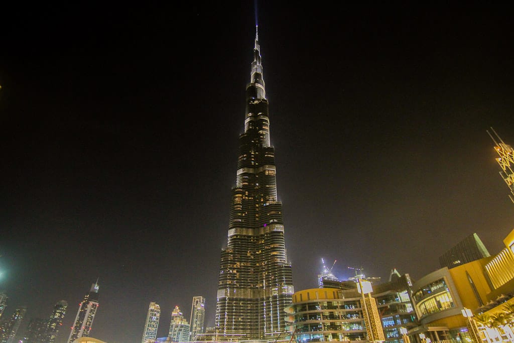 The Fountain Show + Burj Khalifa are definitely two things to do in Dubai in two days