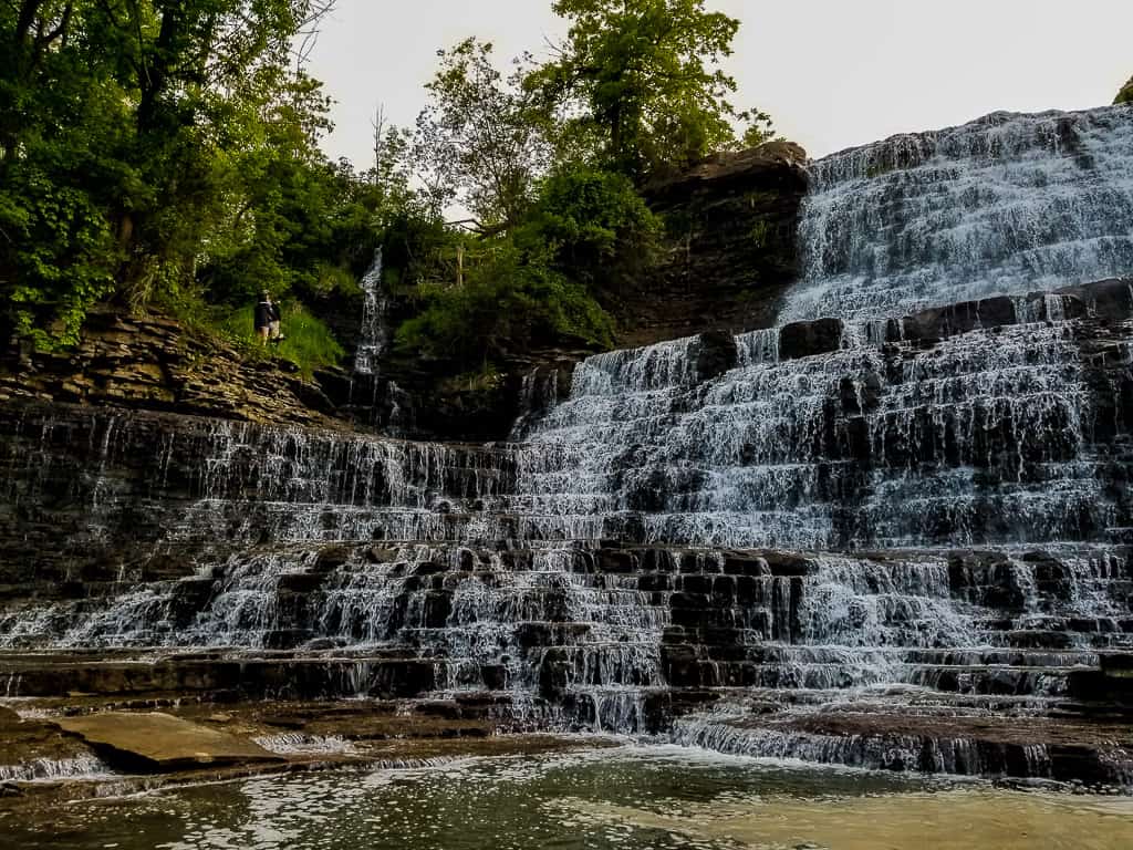 One of the waterfalls in Hamilton One of the waterfalls in Hamilton