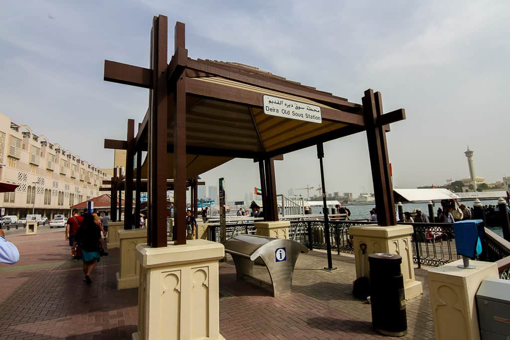 Riding an abra water taxi is a must when visiting Dubai