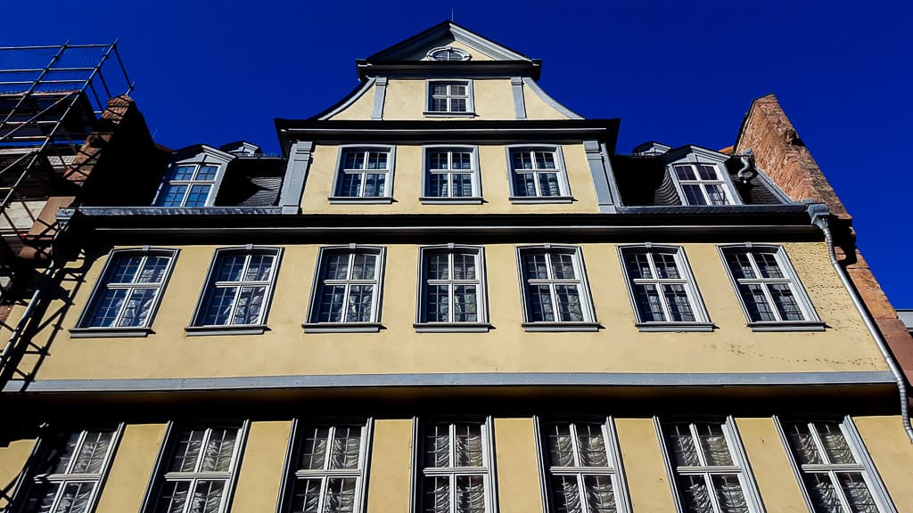 The original Goethe House The original Goethe House