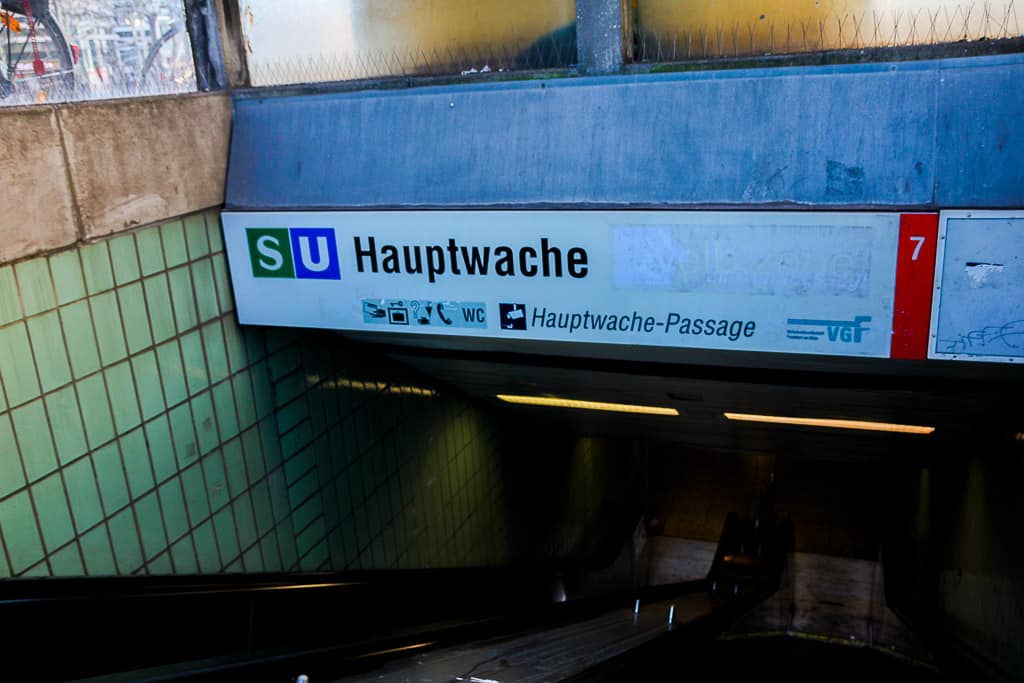 Hauptwache train station