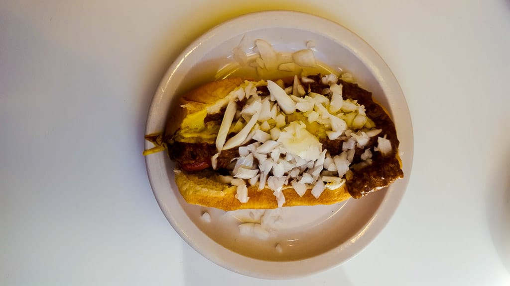 Eating a Coney Dog is a must during a weekend in Detroit
