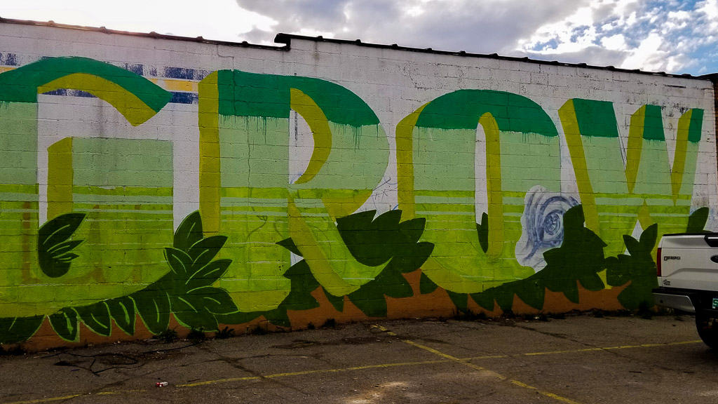 Street art in Corktown, Detroit
