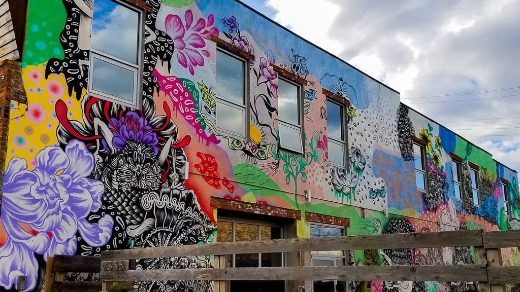 Street art in Corktown, Detroit