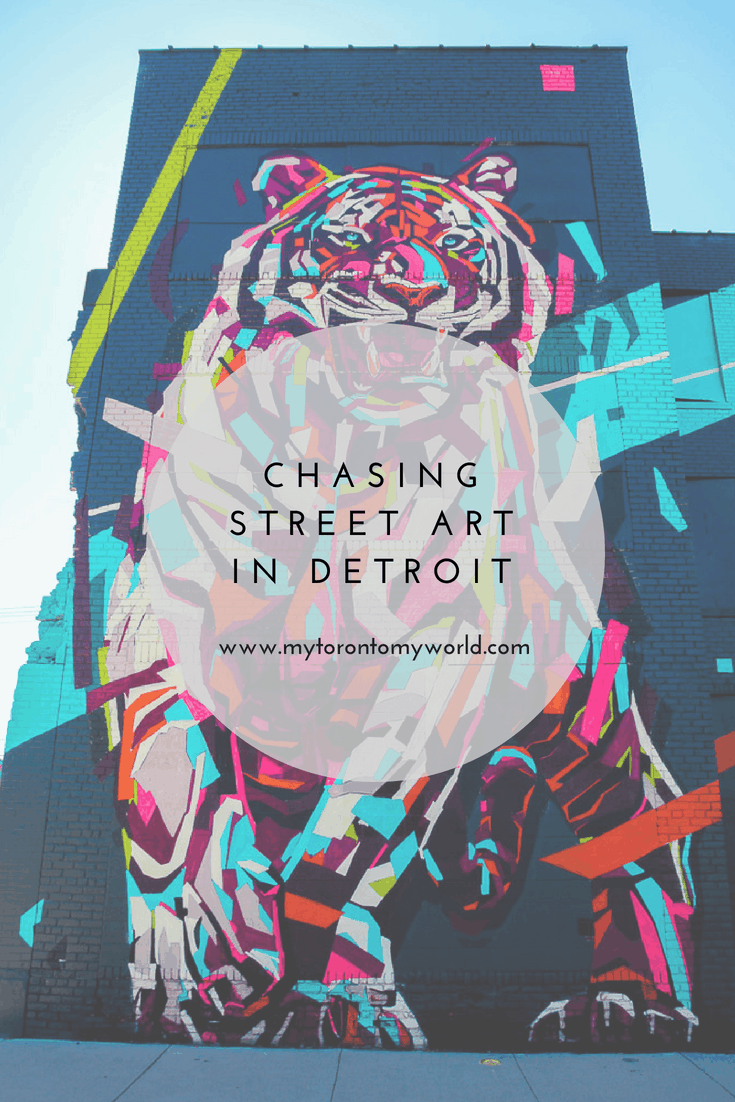 Chasing Street art in Detroit, Michigan, United States.