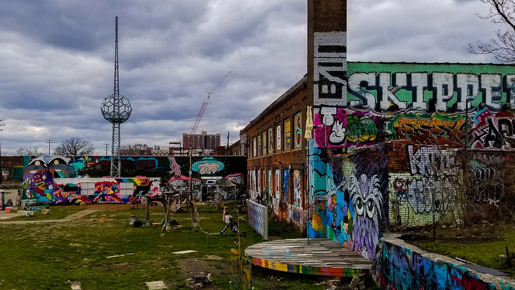 Lincoln Street Art Park is one of the things to see during a weekend in Detroit