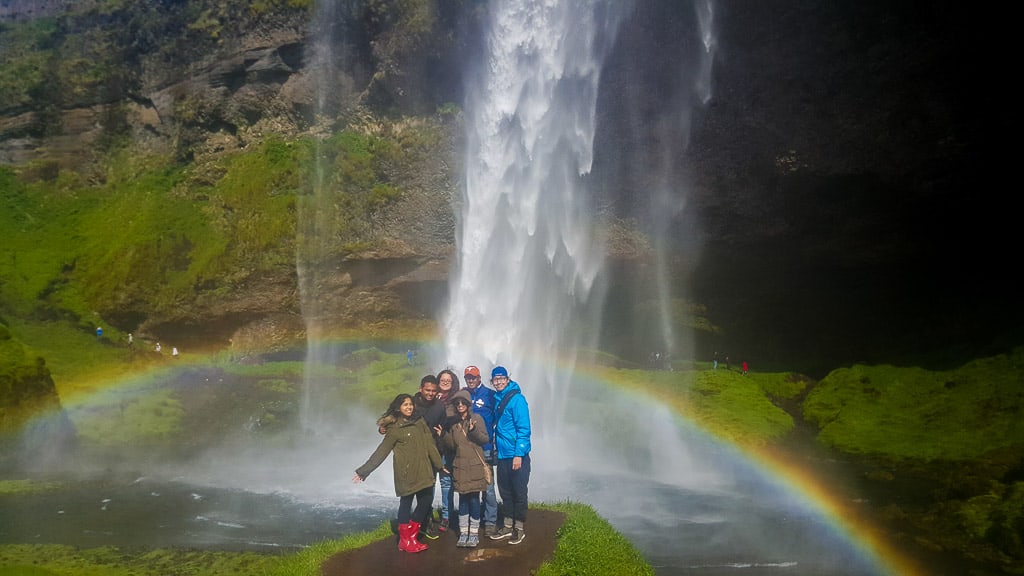 Look at us enjoying the hell out of this waterfall!