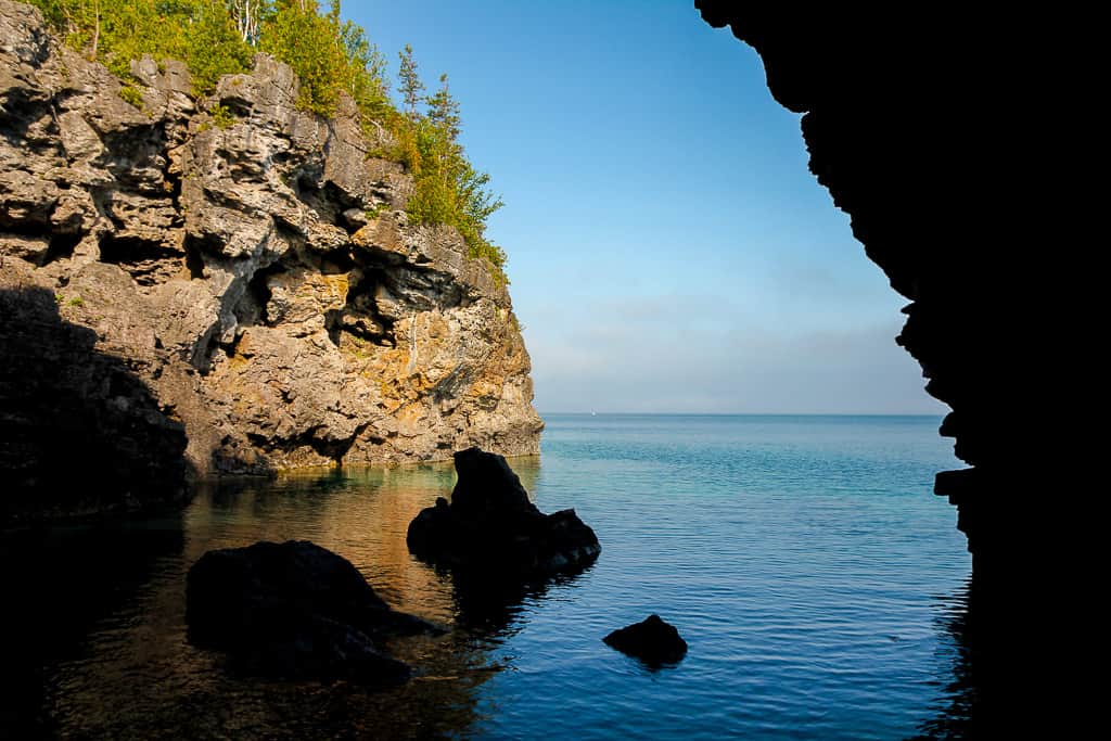 Inside the Tobermory Grotto Inside the Tobermory Grotto