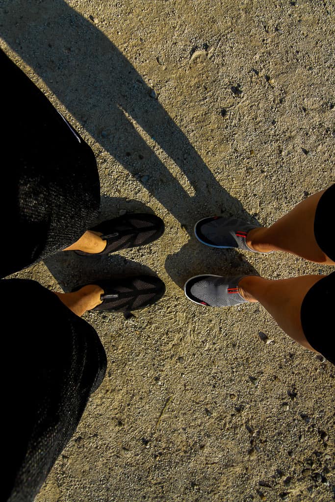 Water shoes for Toberymory grotto