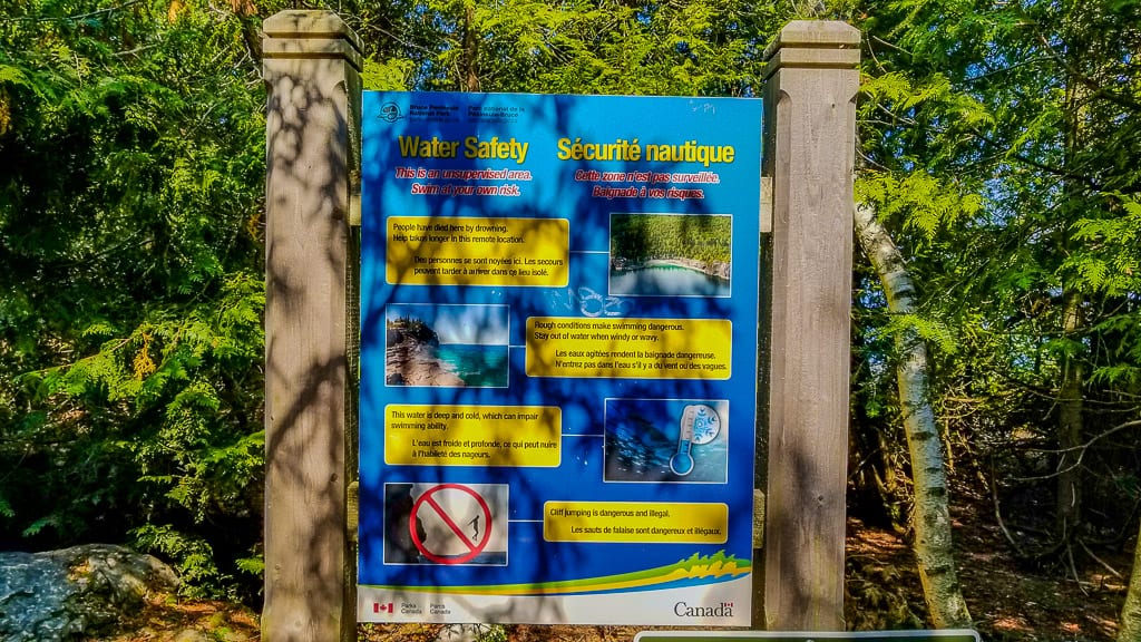 Some tips regarding safety around the Grotto area Some tips regarding safety around the Grotto area