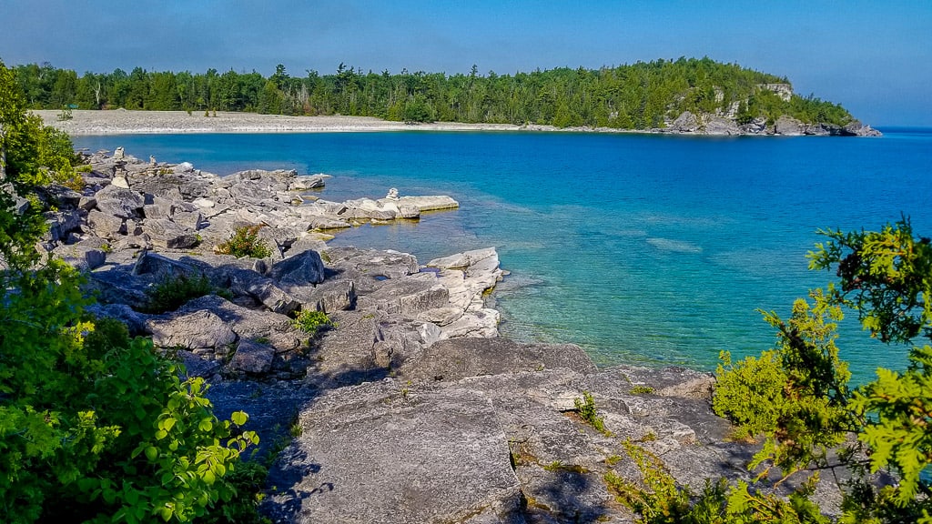 Hiking past the grotto blesses you with these views