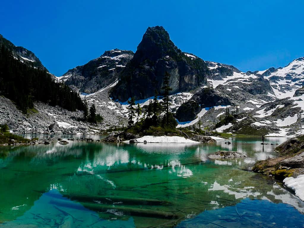 Watersprite Lake near Squamish, British Columbia is one of the most beautiful places in Canada