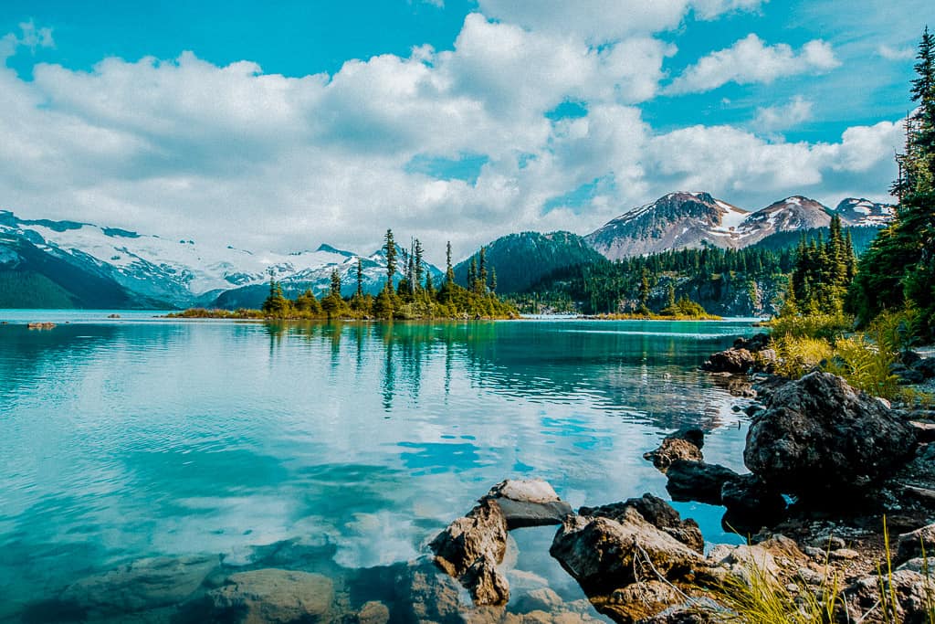 Garibaldi Lake in Garibaldi Provincial Park in British Columbia is one of the most beautiful places in Canada