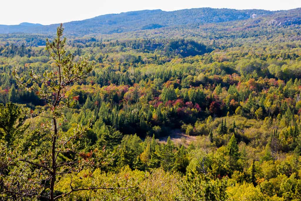 The stunning view from the top of the Granite Ridge Trail