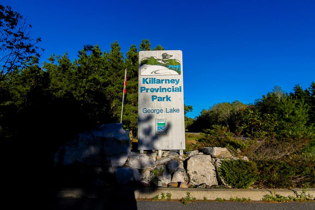 Killarney Provincial Park Entrance