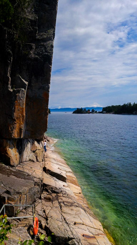 The Ancient Petroglyphs in Lake Superior Provincial Park is one of the most beautiful places in Canada