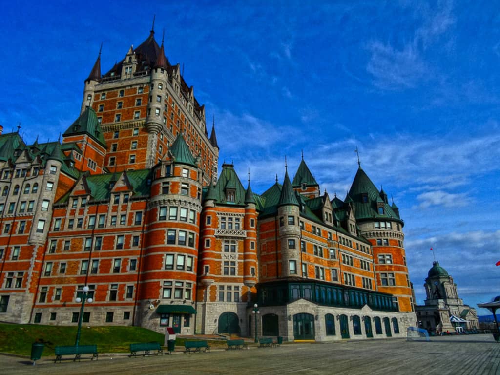 Chateau Frontenac is one of the most beautiful places in Canada