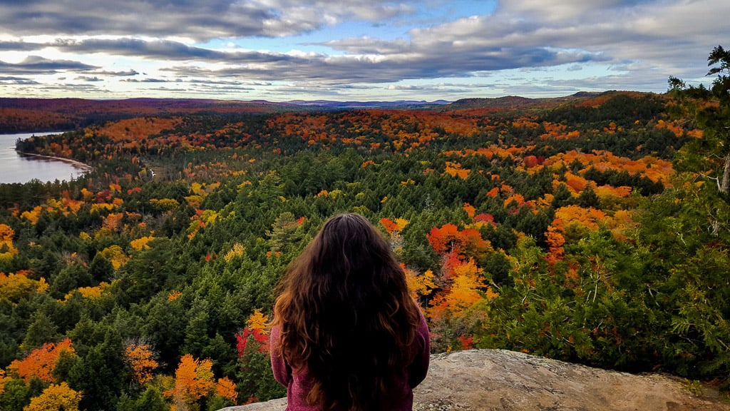 Hiking Algonquin Park is one of the things to do in Ontario this fall