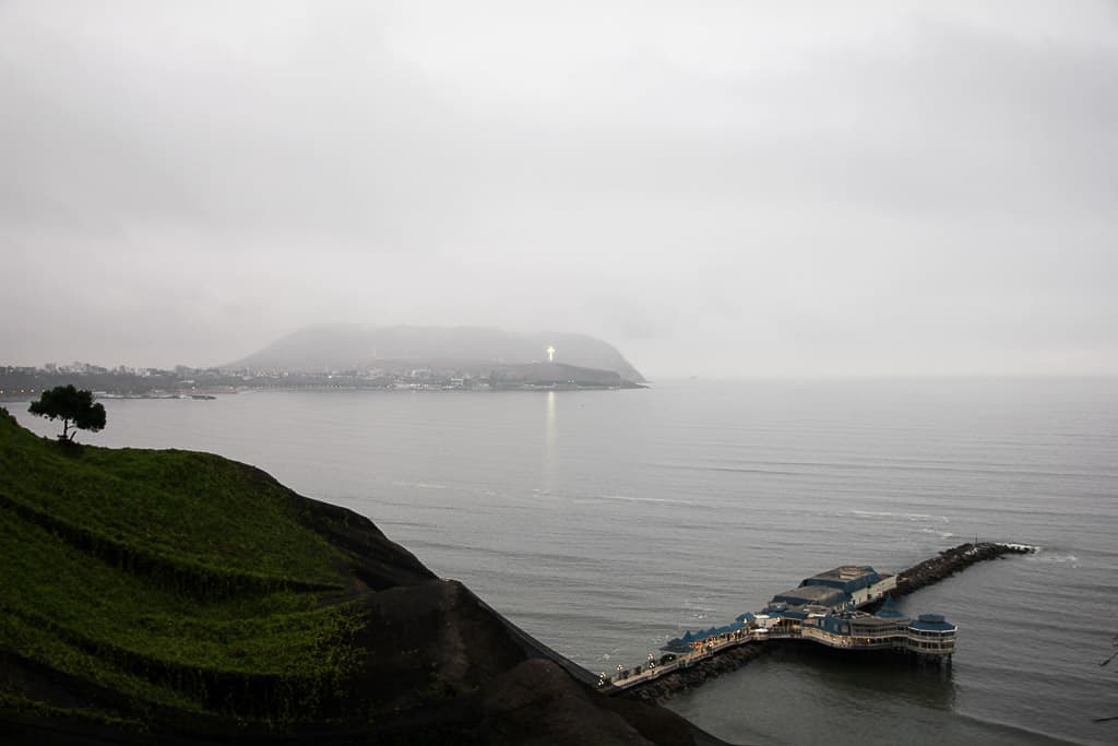 Seeing the giant lit up cross is one of the things to do in Miraflores Seeing the giant lit up cross is one of the things to do in Miraflores