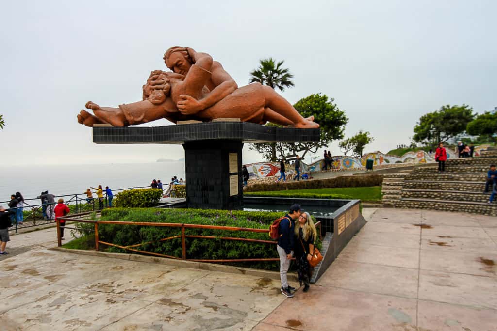 Visiting Parque del Amor is one of the things to do in Miraflores