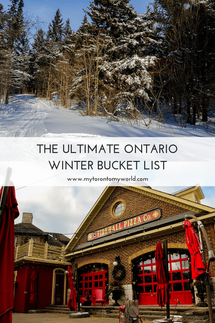 The Ultimate Ontario Winter Bucket List with tons of things to do in Ontario this winter!